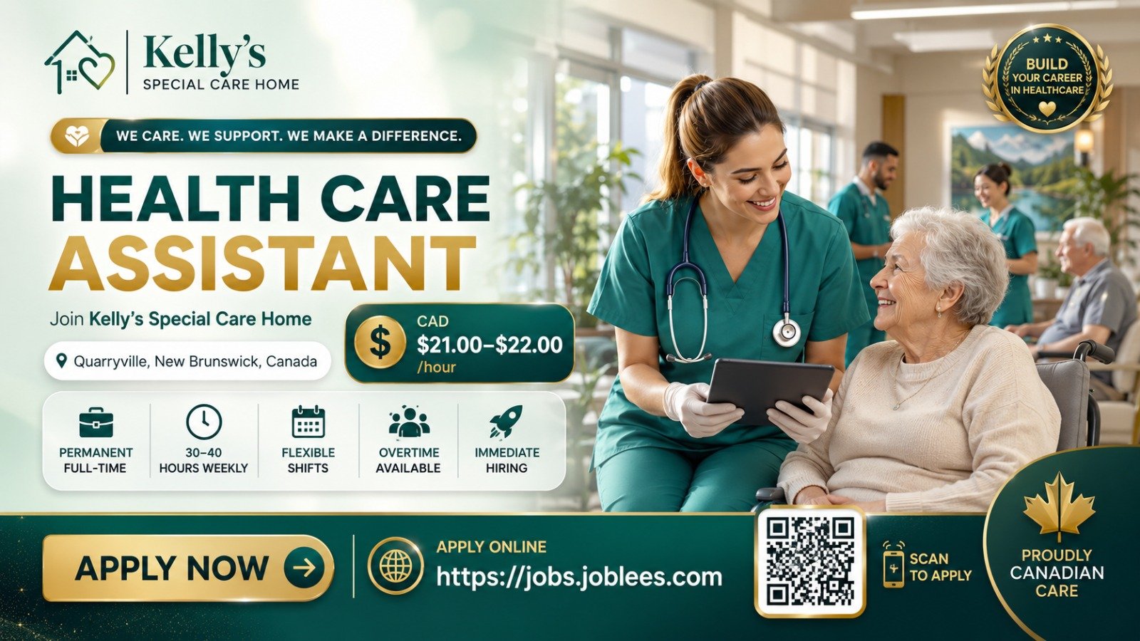 Health Care Assistant Jobs in Canada
