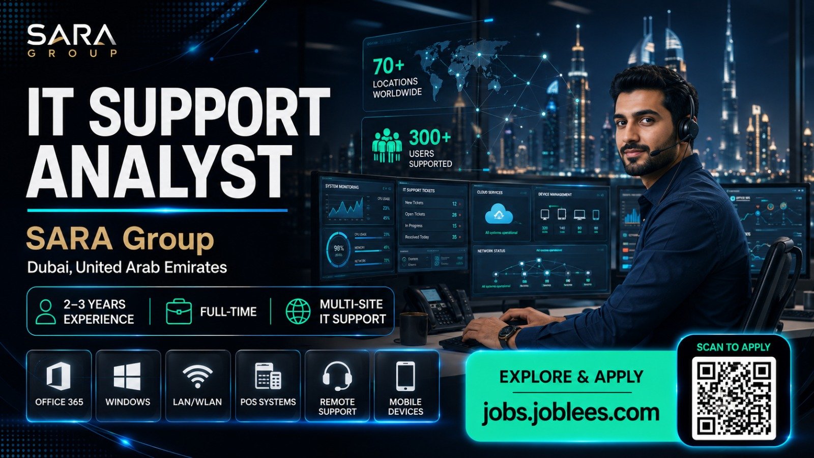 IT Support Analyst Jobs in Dubai
