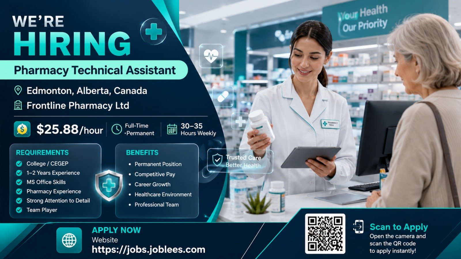 Pharmacy Technical Assistant Jobs in Canada